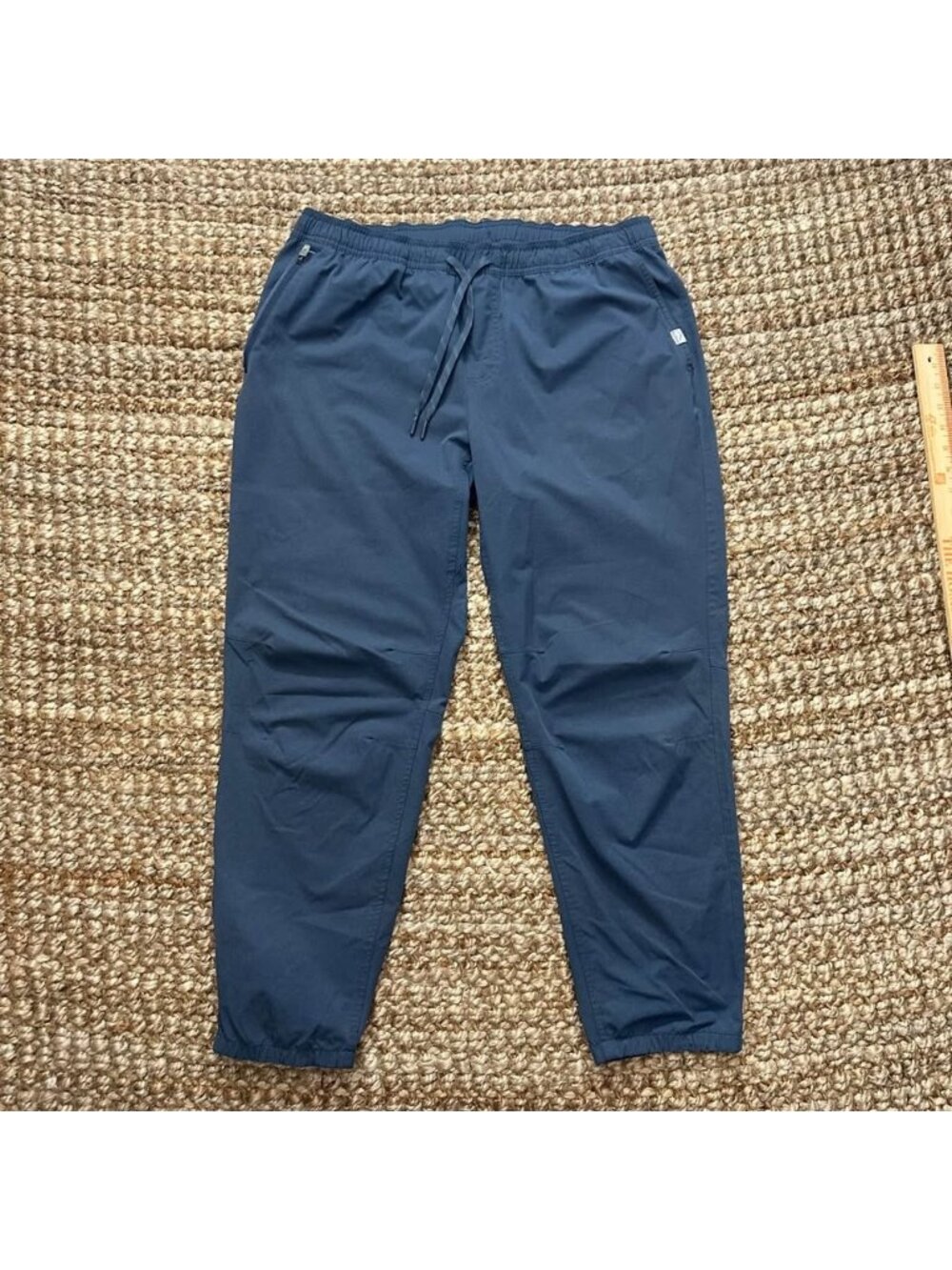 L.L.Bean Multisport Joggers Large with 30" Inseam Men's Blue Stretch 515097